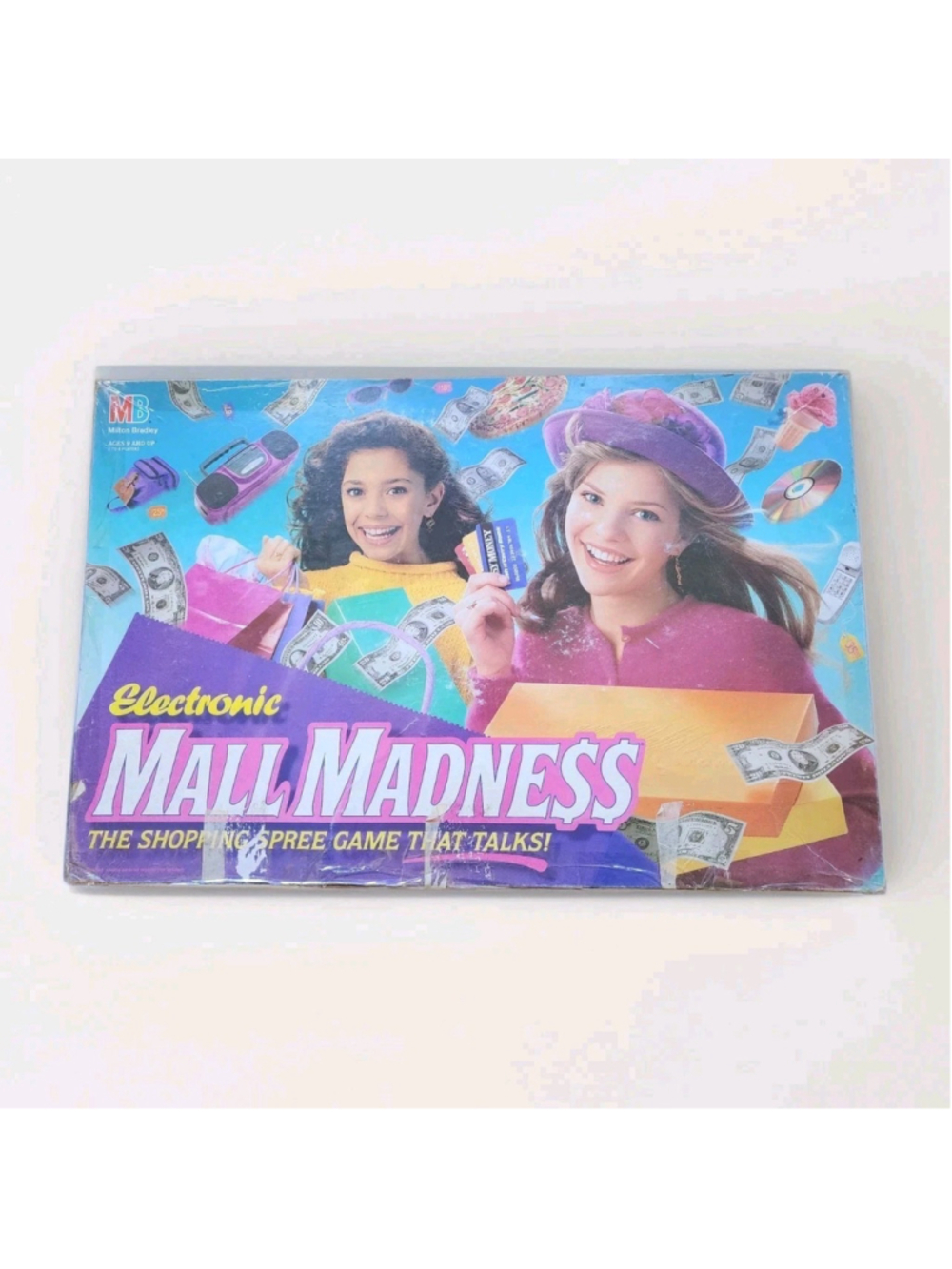 Vintage 1996 Mall Madness Board Game - 100% COMPLETE & TESTED WORKING - Milton